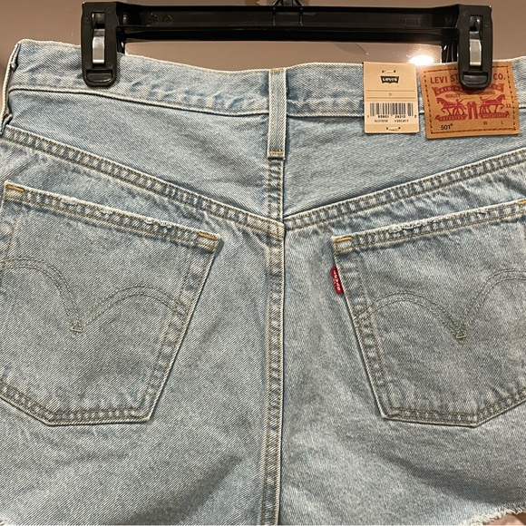 Levi’s 501 Denim Shorts 31 - Picture 6 of 7